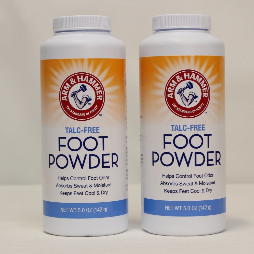 Arm & Hammer Odor Control Foot Powder Talc-Free (2 Pack)